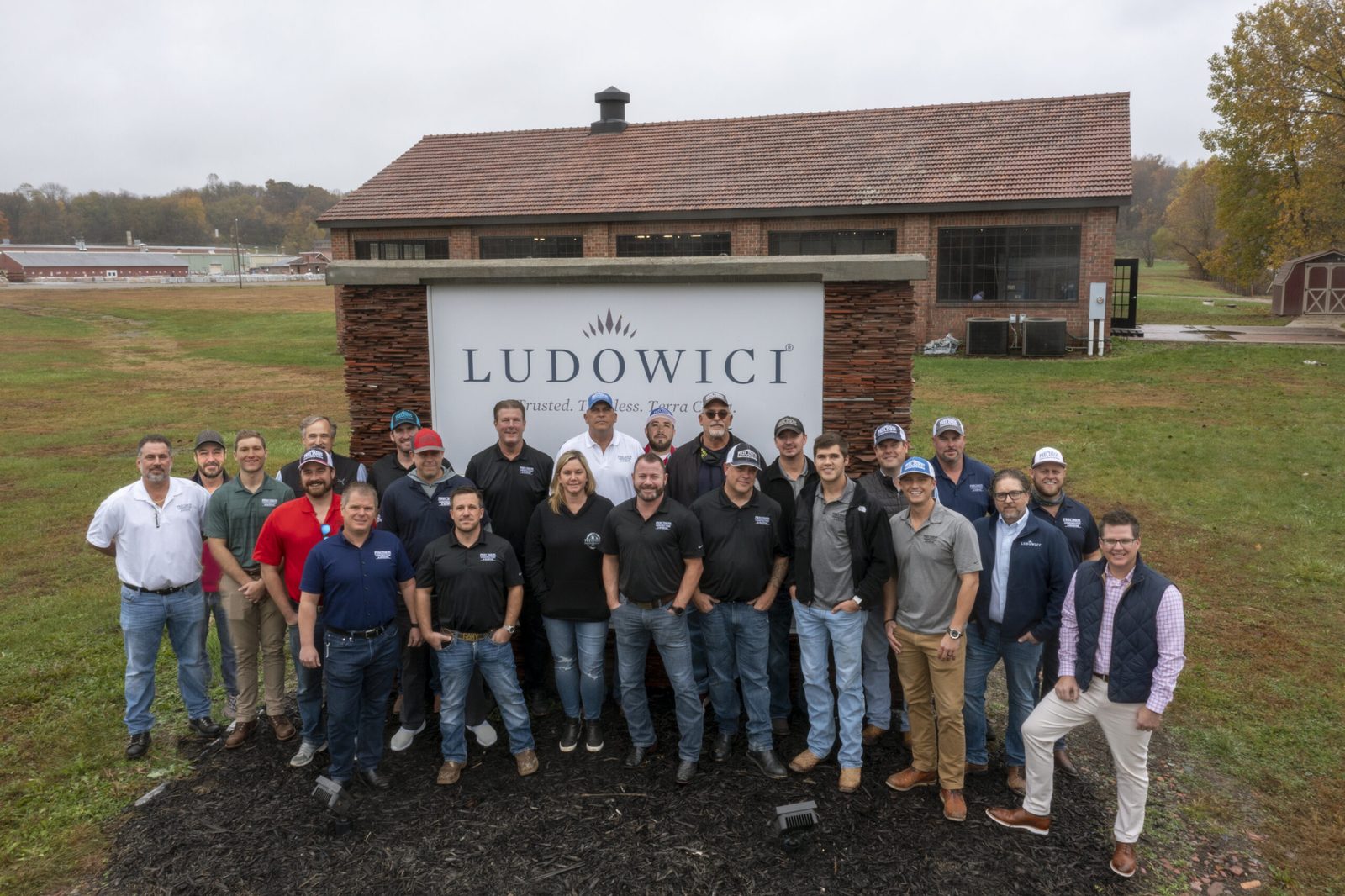 The Precision team at the Ludowici factory